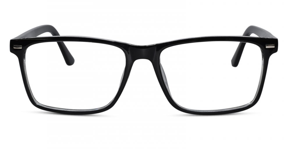 Black Rectangular Eyeglasses for Men & Women