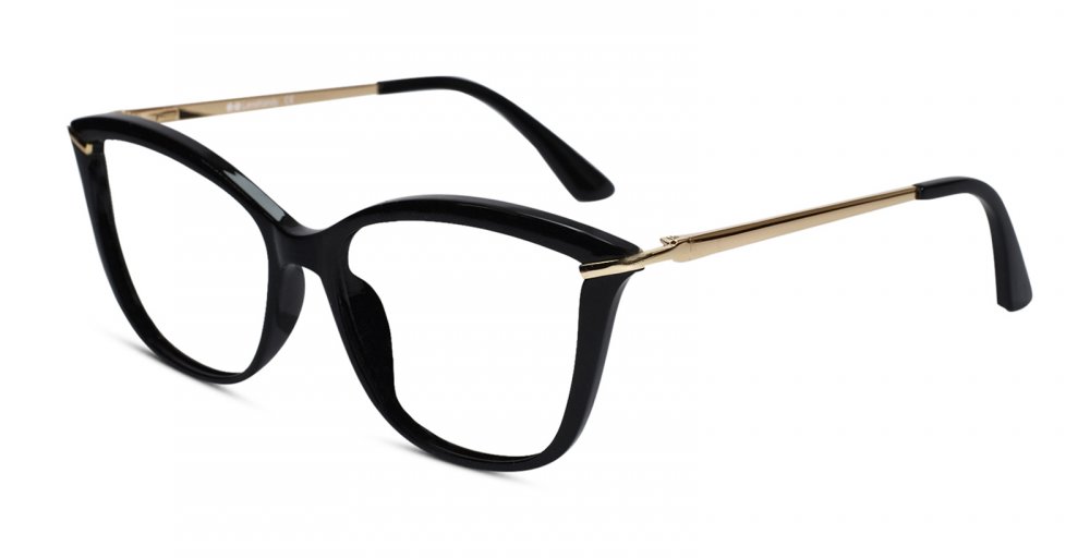 Designer Chic Black Cat eye eyeglasses