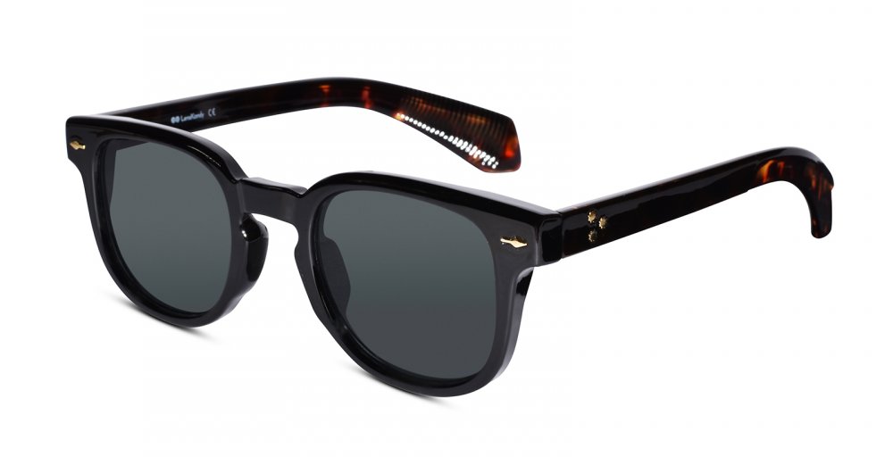 Black Bold rectangular sunglasses