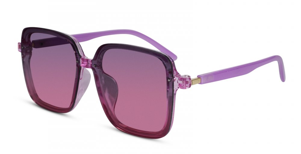 Crystal Purple Oversize Girls sunglasses