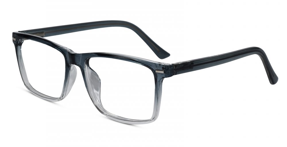 Blue Rectangular Eyeglasses for Men & Women