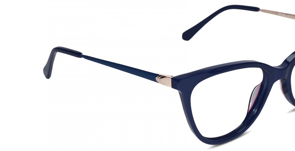 Cat Eye Blue Eyeglasses For Women