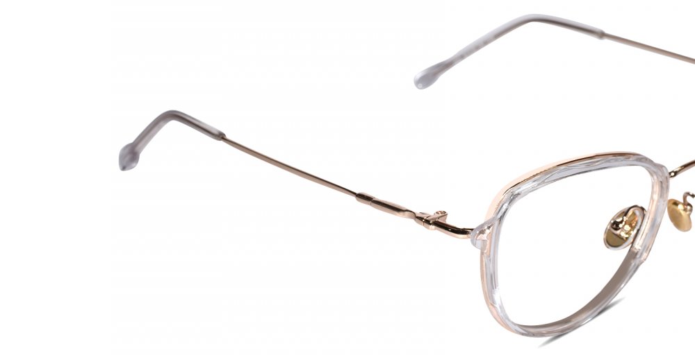 Transparent Full Rim Cateye Eyeglasses
