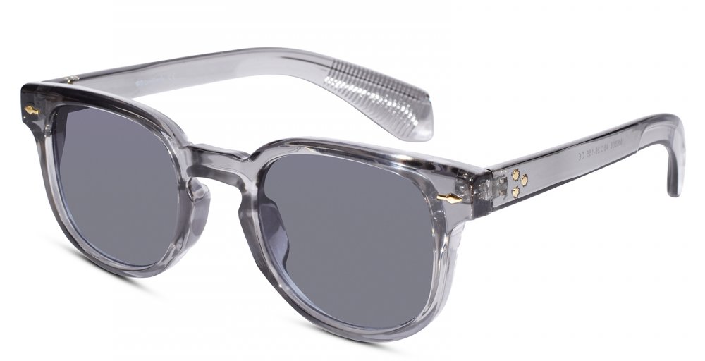 Grey Bold rectangular sunglasses