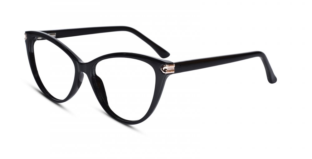 Black Full Rim Cateye Eyeglasses