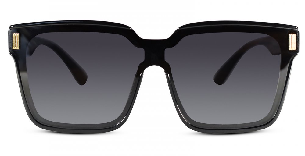 Black Full Rim Designer UV Protected Sunglasses