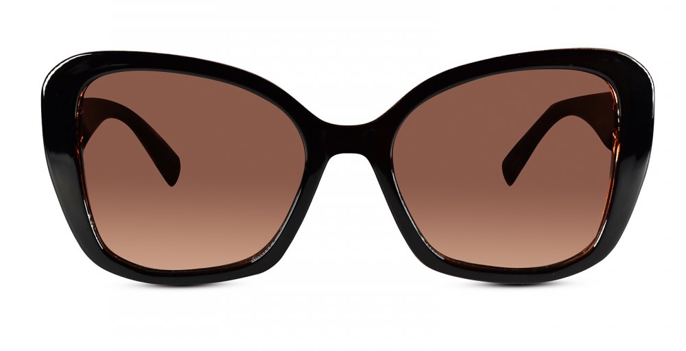 Brown Full Rim Cateye UV Protected Sunglasses