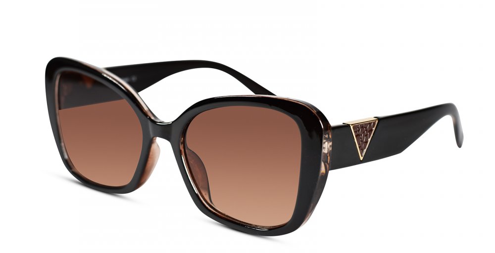 Brown Full Rim Cateye UV Protected Sunglasses