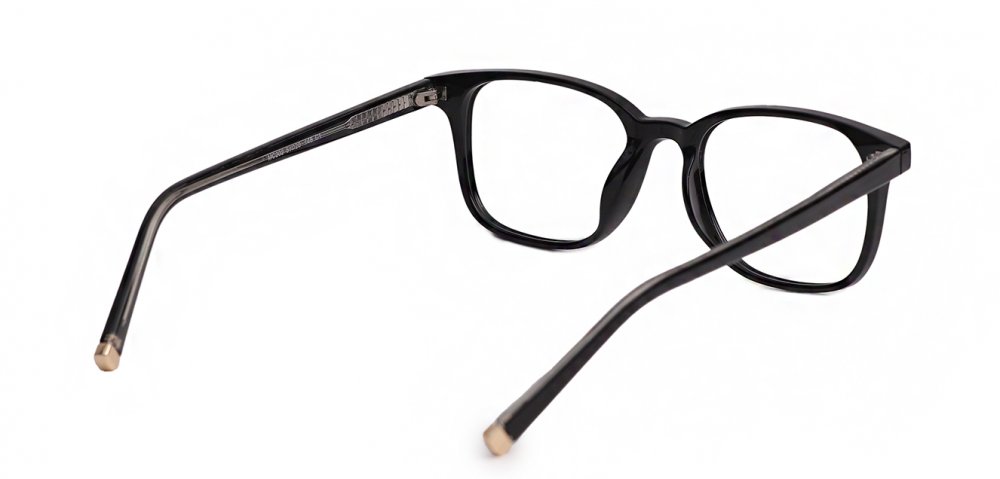 Black Full Rim Rectangular Eyeglasses